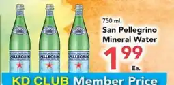 Eurofresh Market 750 ml. San Pellegrino Mineral Water offer