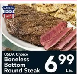 Eurofresh Market USDA Choice Boneless Bottom Round Steak offer