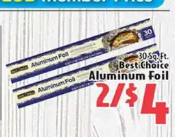 Eurofresh Market 30 Sq. Ft. Best Choice Aluminum Foil offer