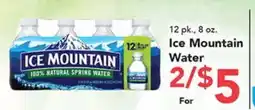 Eurofresh Market Ice Mountain Water offer