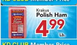 Eurofresh Market Krakus Polish Ham offer
