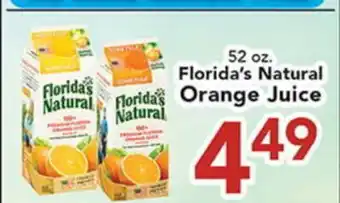 Eurofresh Market 52 oz. Florida's Natural Orange Juice offer