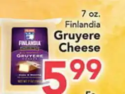 Eurofresh Market Finlandia Gruyere Cheese offer