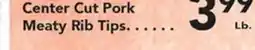 Eurofresh Market Center Cut Pork Meaty Rib Tips offer