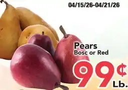 Eurofresh Market Pears Bosc or Red offer