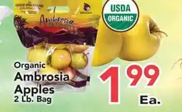 Eurofresh Market Organic Ambrosia Apples offer