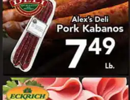 Eurofresh Market Alex's Deli Pork Kabanos offer