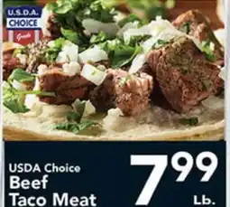 Eurofresh Market USDA Choice Beef Taco Meat offer