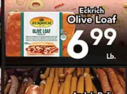 Eurofresh Market Eckrich Olive Loaf offer