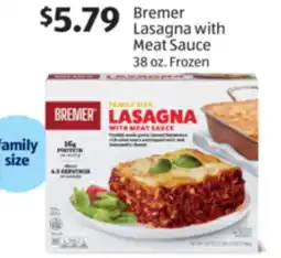 Aldi Bremer Lasagna with Meat Sauce offer