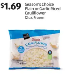 Aldi Season's Choice Plain or Garlic Riced Cauliflower offer