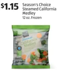 Aldi Season's Choice Steamed California Medley offer