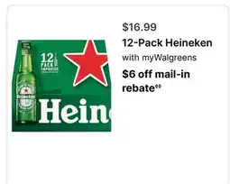 Walgreens 12-Pack Heineken offer