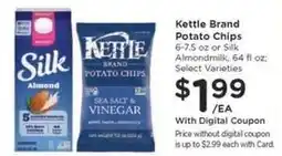 Kroger Kettle Brand Potato Chips or Silk Almondmilk offer