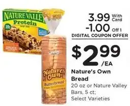 Kroger Nature's Own Bread offer