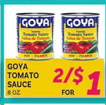 El Paso Grande GOYA TOMATO SAUCE offer