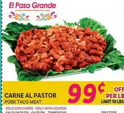 El Paso Grande CARNE AL PASTOR offer