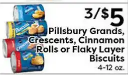 Rich's Fresh Market Pillsbury Grands, Crescents, Cinnamon Rolls or Flaky Layer Biscuits offer