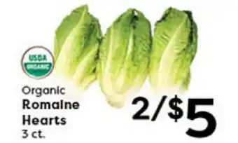Rich's Fresh Market Organic Romaine Hearts offer