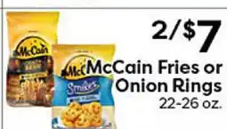 Rich's Fresh Market McCain Fries or Onion Rings offer