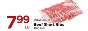 Rich's Fresh Market USDA Choice Beef Short Ribs offer