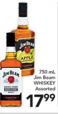 Pete's Fresh Market 750 mL Jim Beam WHISKEY offer