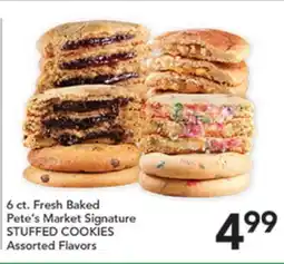 Pete's Fresh Market 6 ct. Fresh Baked Pete's Market Signature STUFFED COOKIES offer