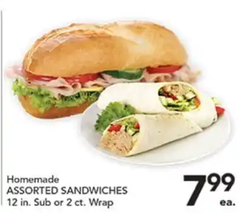 Pete's Fresh Market Homemade ASSORTED SANDWICHES offer