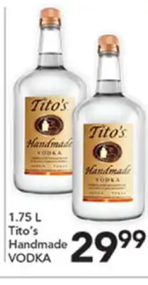 Pete's Fresh Market 1.75 L Tito's Handmade VODKA offer