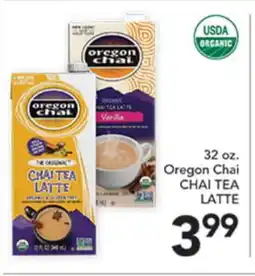 Pete's Fresh Market 32 oz. Oregon Chai CHAI TEA LATTE offer