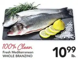 Pete's Fresh Market Fresh Mediterranean WHOLE BRANZINO offer