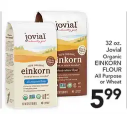 Pete's Fresh Market Jovial Organic EINKORN FLOUR offer