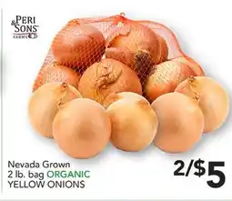 Pete's Fresh Market Nevada Grown 2 lb. bag ORGANIC YELLOW ONIONS offer