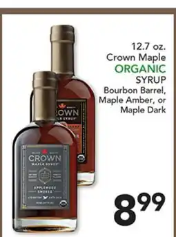 Pete's Fresh Market Crown Maple ORGANIC SYRUP offer