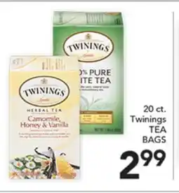 Pete's Fresh Market 20 ct. Twinings TEA BAGS offer