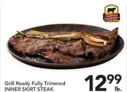 Pete's Fresh Market Grill Ready Fully Trimmed INNER SKIRT STEAK offer