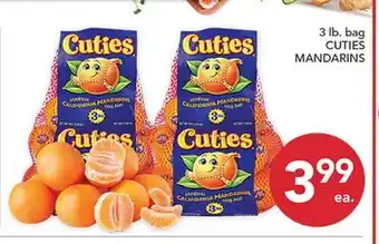 Pete's Fresh Market 3 lb. bag CUTIES MANDARINS offer