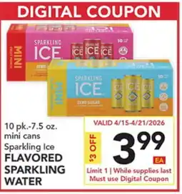 Pete's Fresh Market Sparkling Ice FLAVORED SPARKLING WATER offer