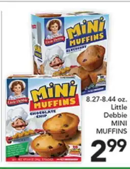 Pete's Fresh Market 8.27-8.44 oz. Little Debbie MINI MUFFINS offer