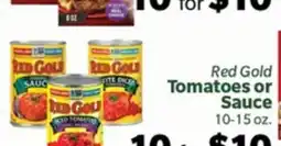 Living Fresh Market Red Gold Tomatoes or Sauce offer