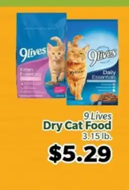 Living Fresh Market 9 Lives Dry Cat Food offer