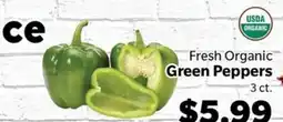 Living Fresh Market Fresh Organic Green Peppers offer