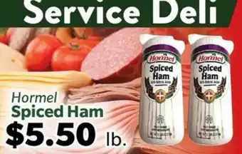 Living Fresh Market Hormel Spiced Ham offer