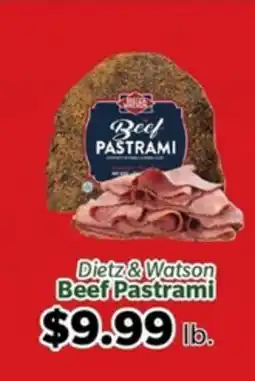 Living Fresh Market Dietz & Watson Beef Pastrami offer