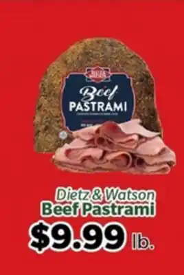 Living Fresh Market Dietz & Watson Beef Pastrami offer