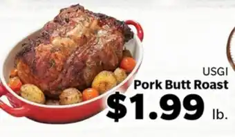 Living Fresh Market USGI Pork Butt Roast offer