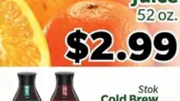 Living Fresh Market Stok Cold Brew offer