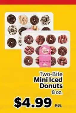 Living Fresh Market Two-Bite Mini Iced Donuts offer