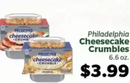 Living Fresh Market Philadelphia Cheesecake Crumbles offer