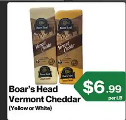 Market Place on Oakton Boar's Head Vermont Cheddar offer